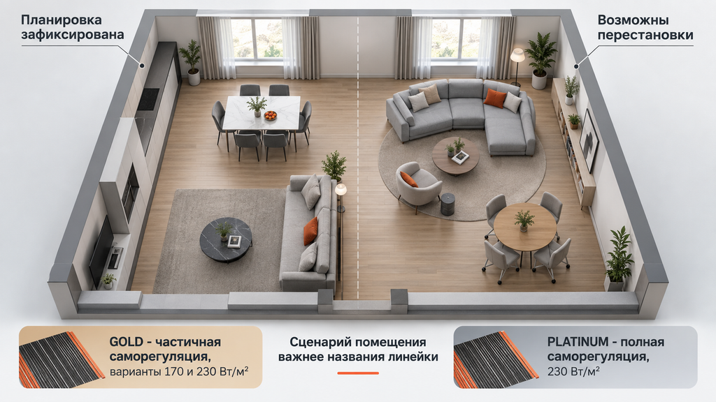 image-1-1024x576 Caleo | Калео GOLD или PLATINUM, как выбрать пленочный теплый пол по сценарию помещения